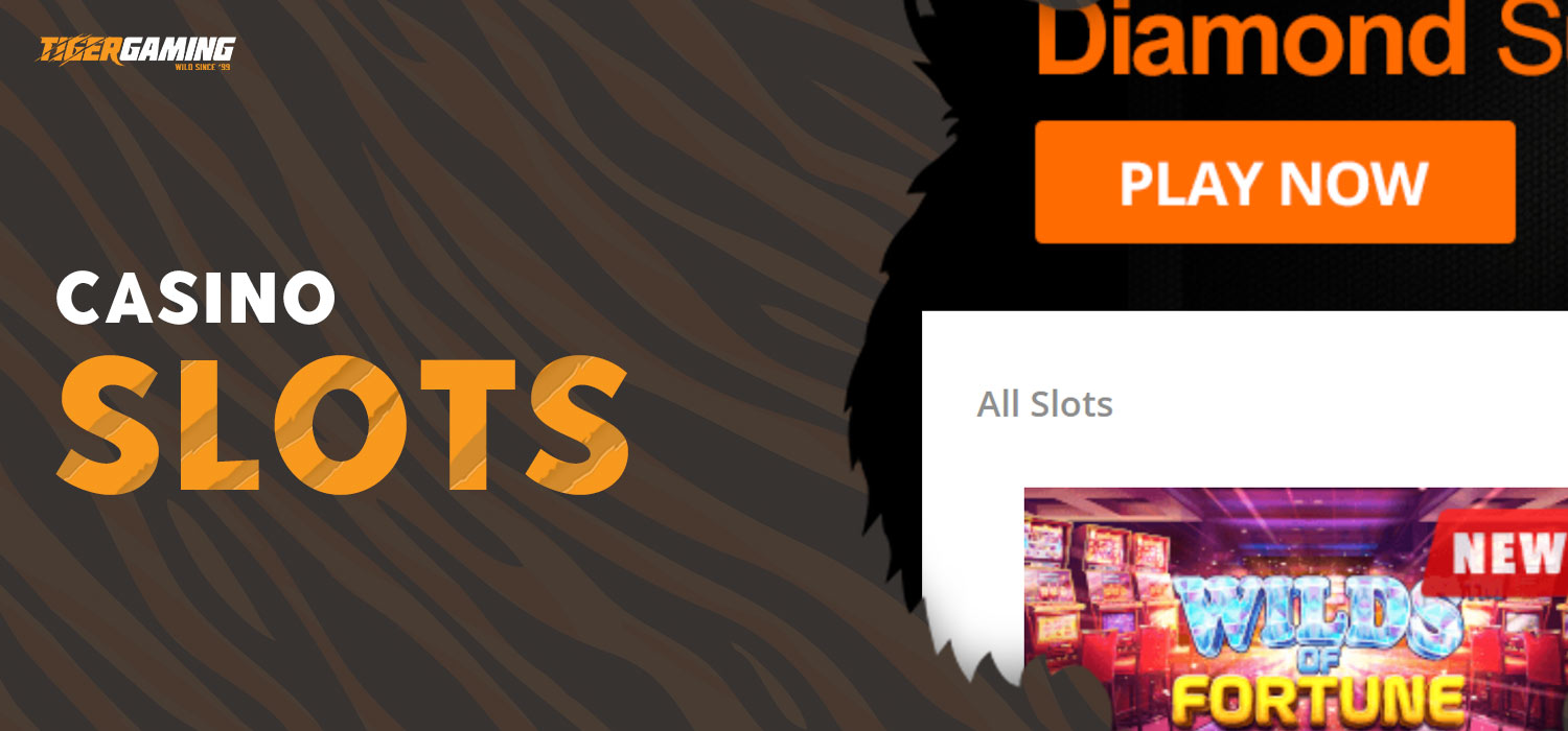 tiger gaming casino section offers a broad array of games including slots